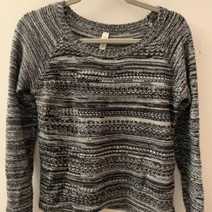 Aéropostale Sweater Black/ Grey Size Medium
